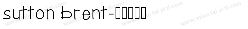 sutton brent字体转换